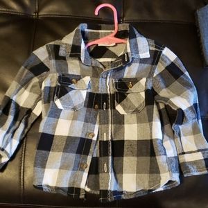 Button up flannel shirt